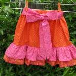 Childs Ruffle Skirt Size 6 ..