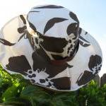 Wide Brim Sun Hat in Brown ..