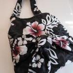 Purse Sarong in Black, Whit..