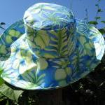 Wide Brim Sunhat In Blue G..