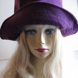 Purple Suede Hat